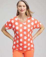 Zenergy® Dots Drop Shoulder Tee