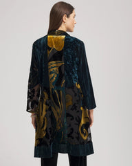 Travelers™ Collection Floral Burnout Kimono Jacket