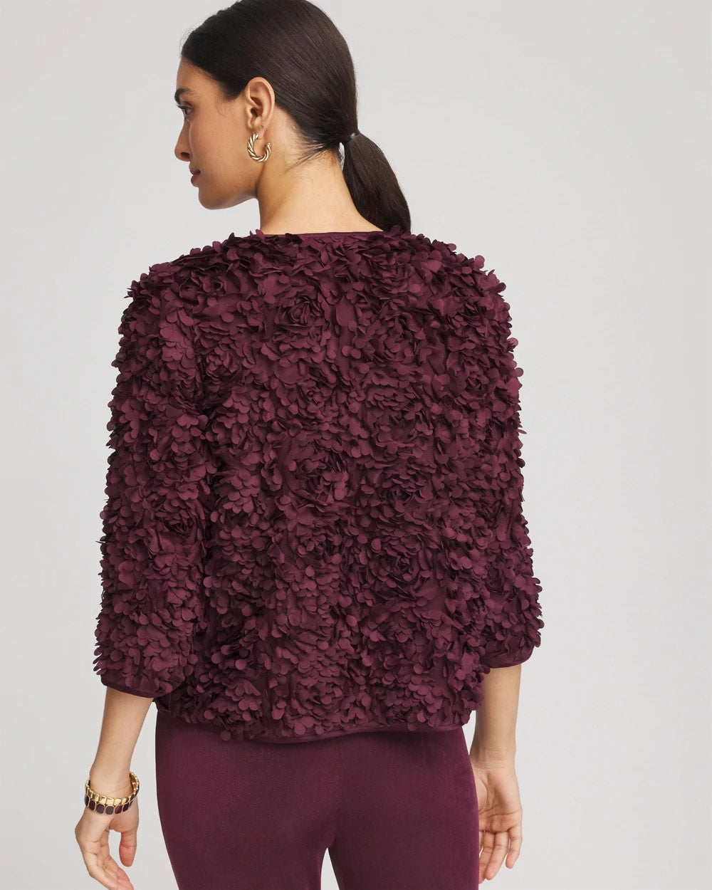 Travelers™ Collection Textured Rosette Jacket