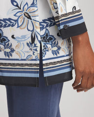 Travelers™ Collection Paisley Mesh Shirt Jacket