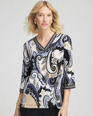 Travelers™ Paisley V-Neck Tunic