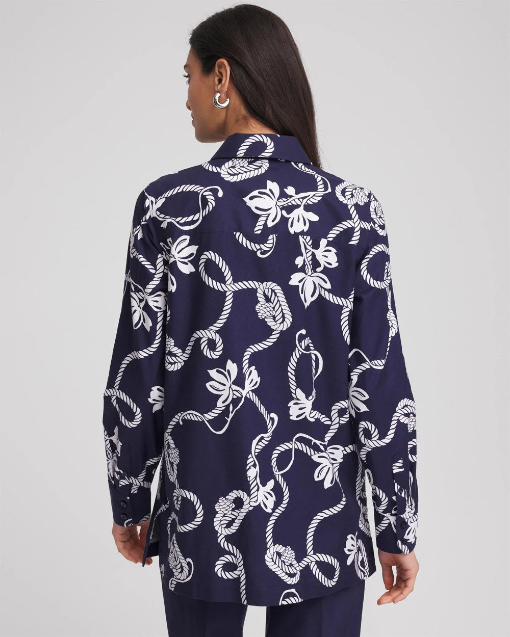 No Iron™ Rope Print Tunic