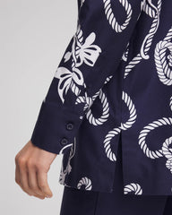 No Iron™ Rope Print Tunic