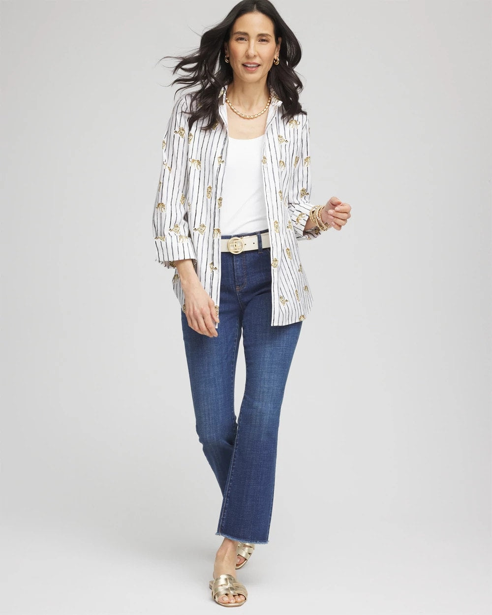 No Iron™ Leopard Graphic Shirt