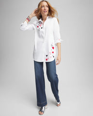 No Iron™ Valentine's Day Embroidered Tunic