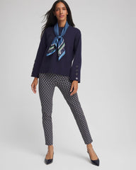 Brigitte™ Chain Connection Slim Ankle Pants