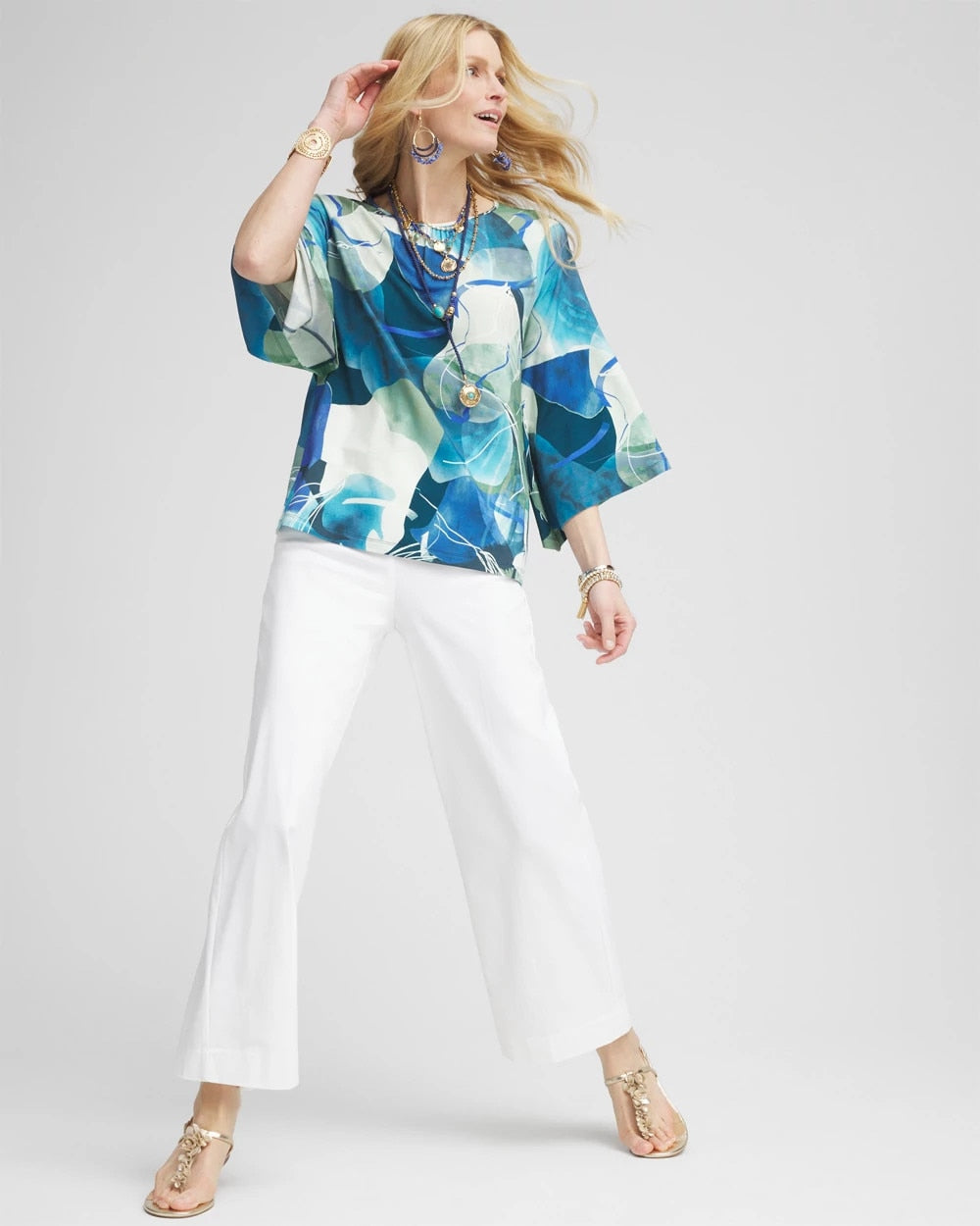 Brigitte™ Wide-Leg Cropped Pants
