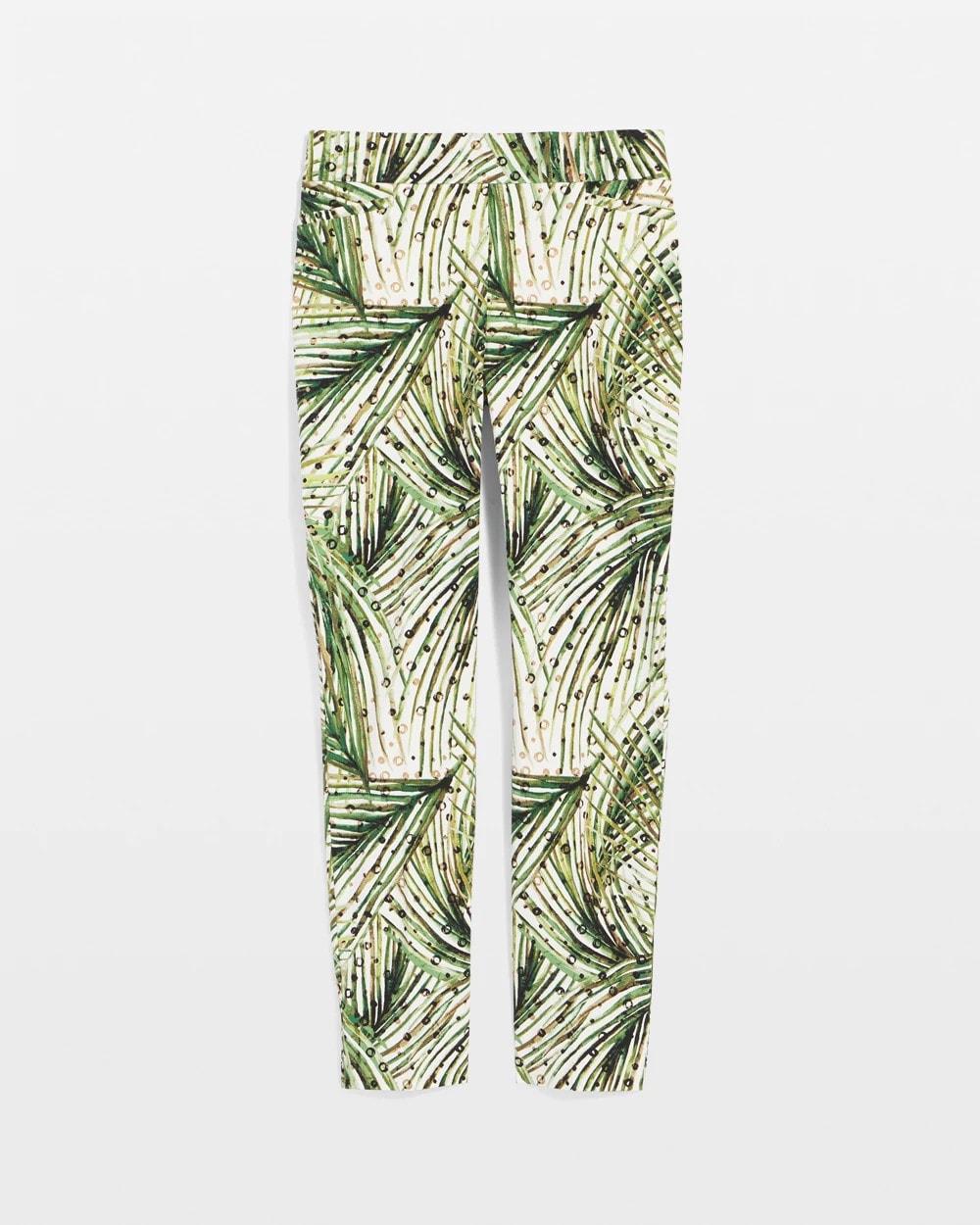 Brigitte™ Slim Ankle Palm-Print Pants