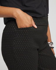 Brigitte™ Slim Full-Length Jacquard Pants