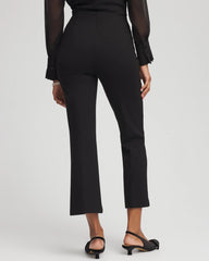 Juliet Feathered Flared Cropped Pants