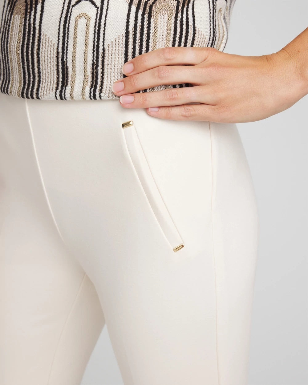 Juliet Slim Trim Detail Pants