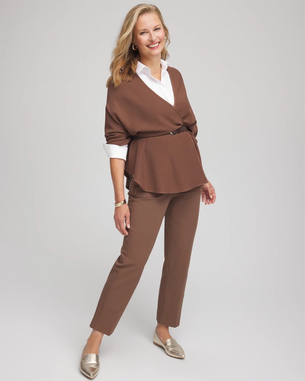 Lightweight Juliet Straight Ankle Pants