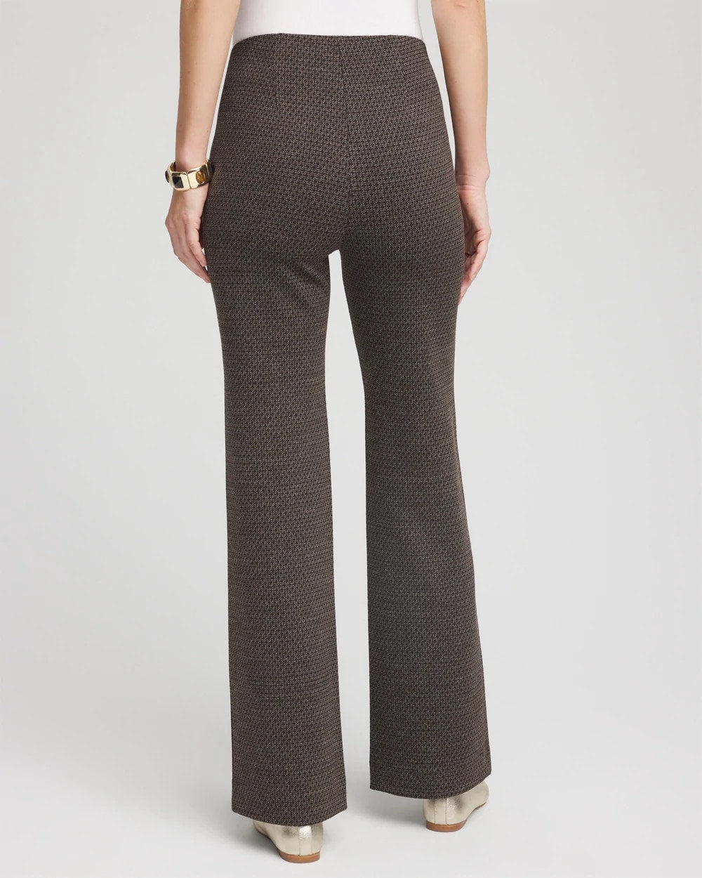 Juliet Jacquard Full-Length Ponte Pants