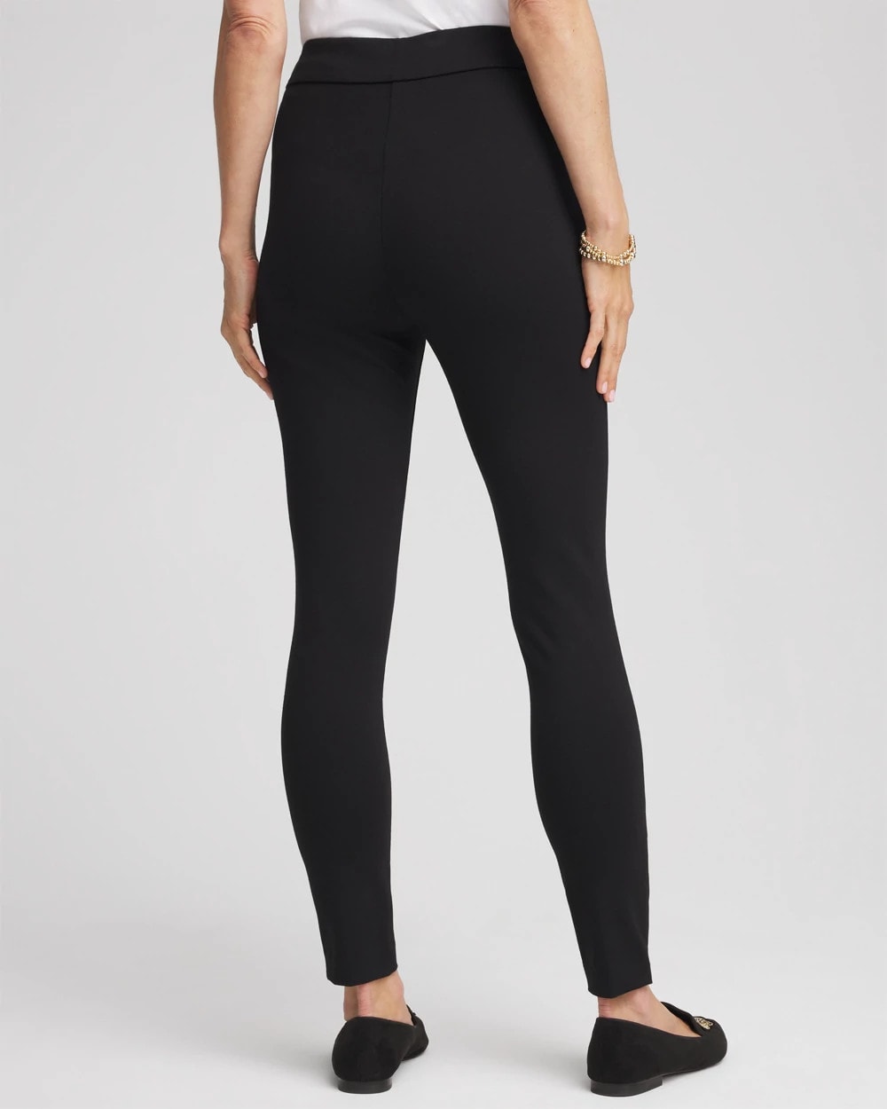 Juliet Slim Zip-Ankle Leggings