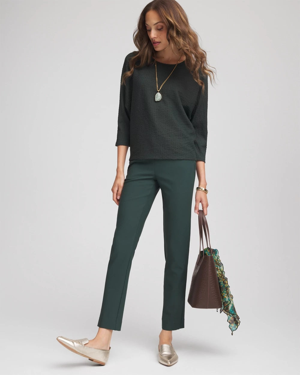 Lightweight Juliet Straight Ankle Pants