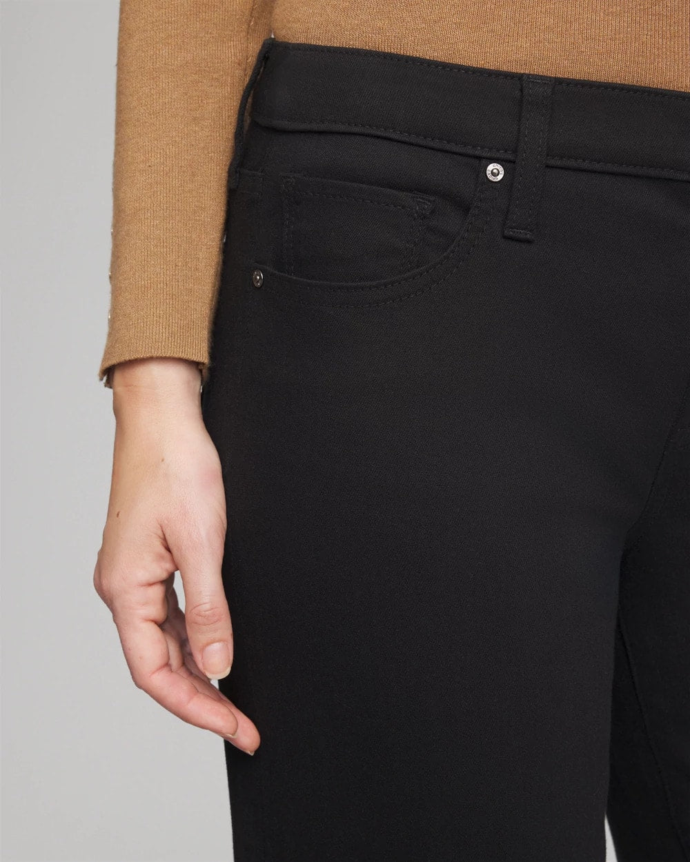 Girlfriend Straight Ankle Jeans