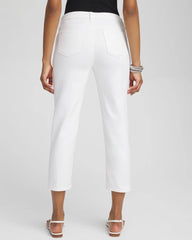 No Stain Girlfriend Cropped Jeans
